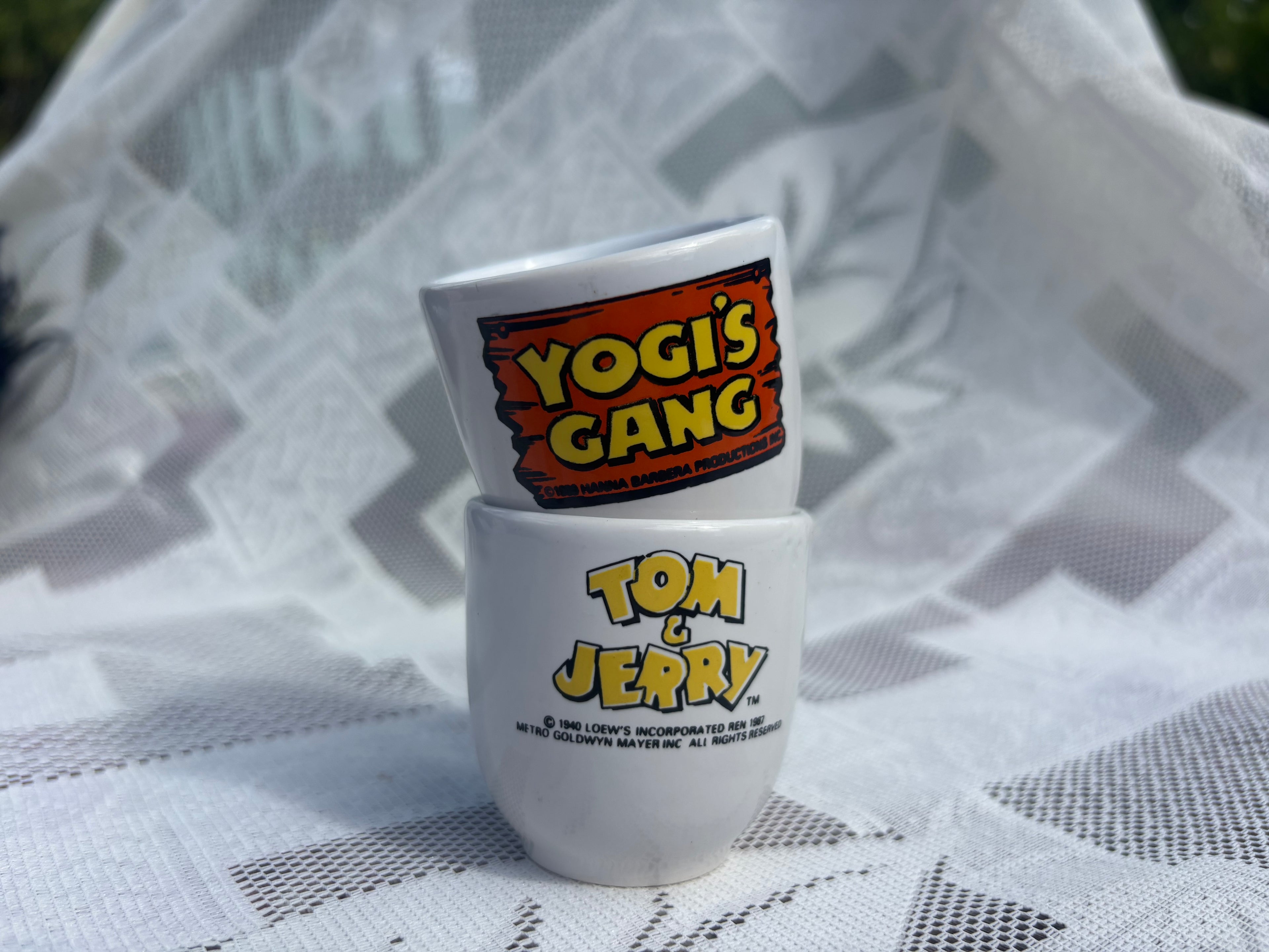 Yogis gang / Tom and Jerry egg cups