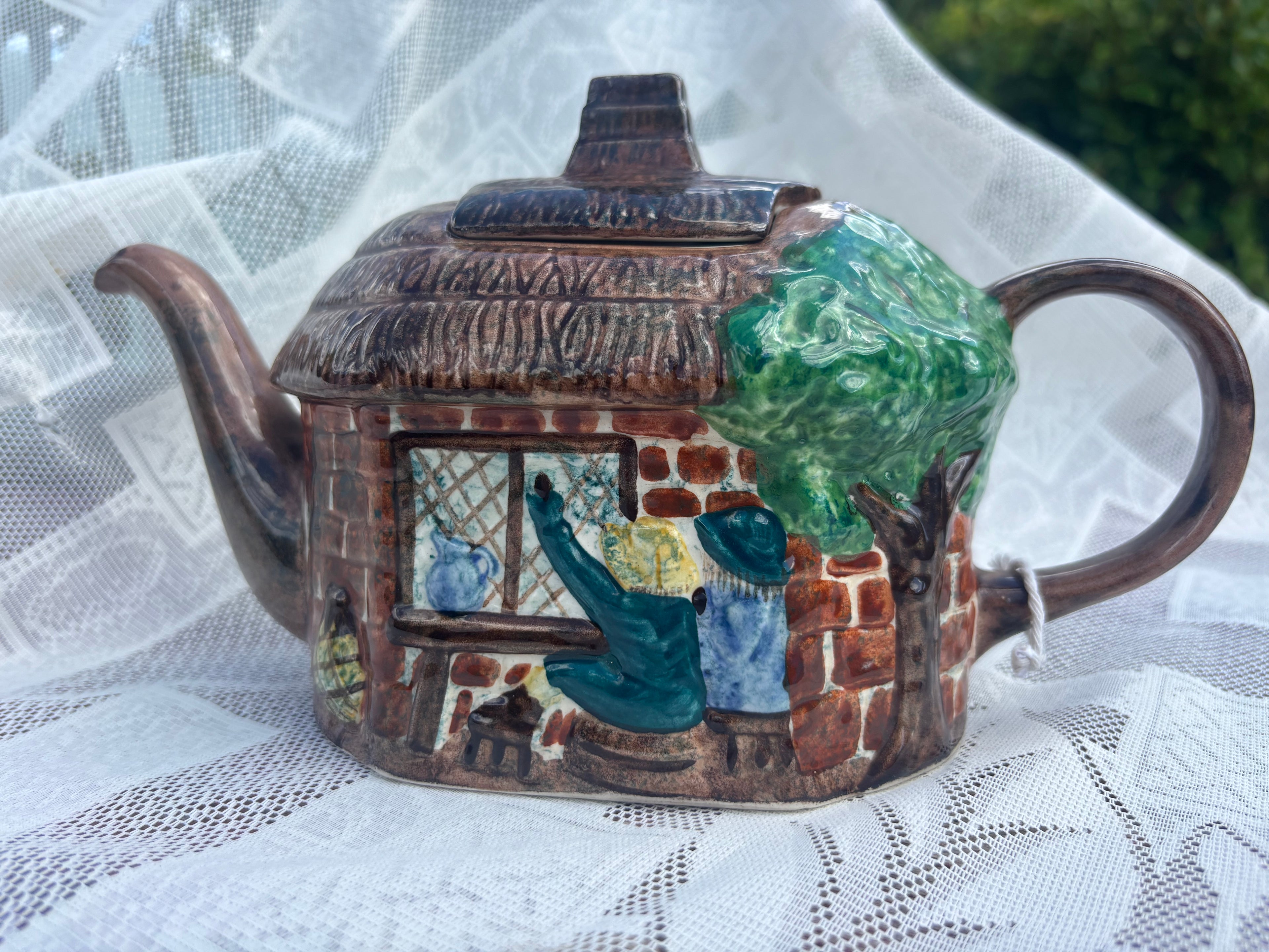 Vintage cottage teapot