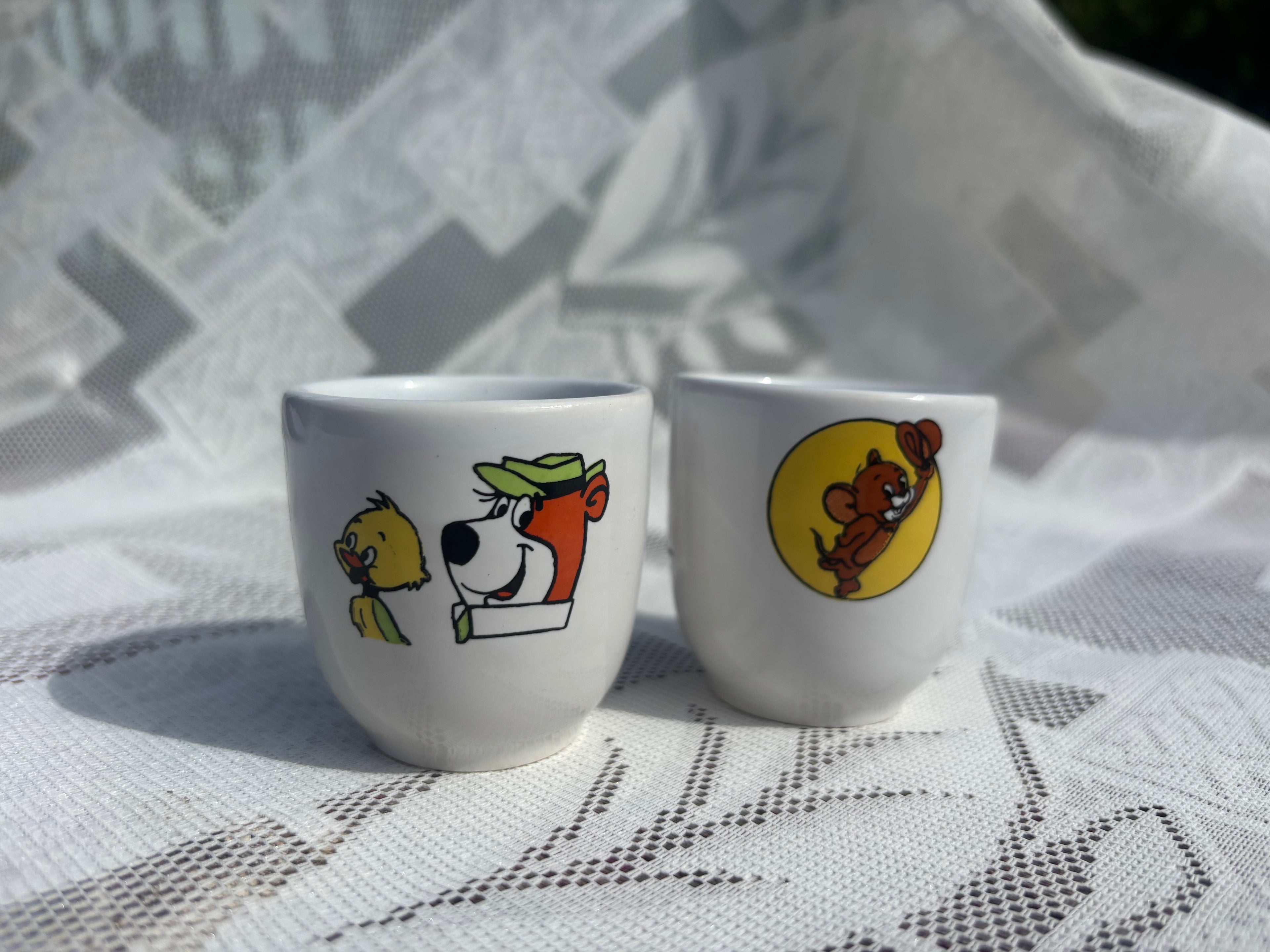 Yogis gang / Tom and Jerry egg cups