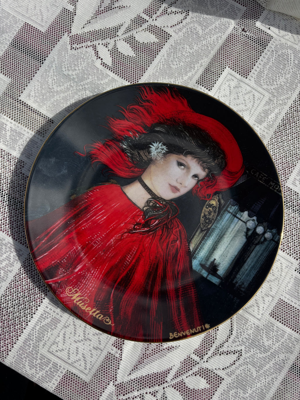 Le Donne Di Puccini collectors plate