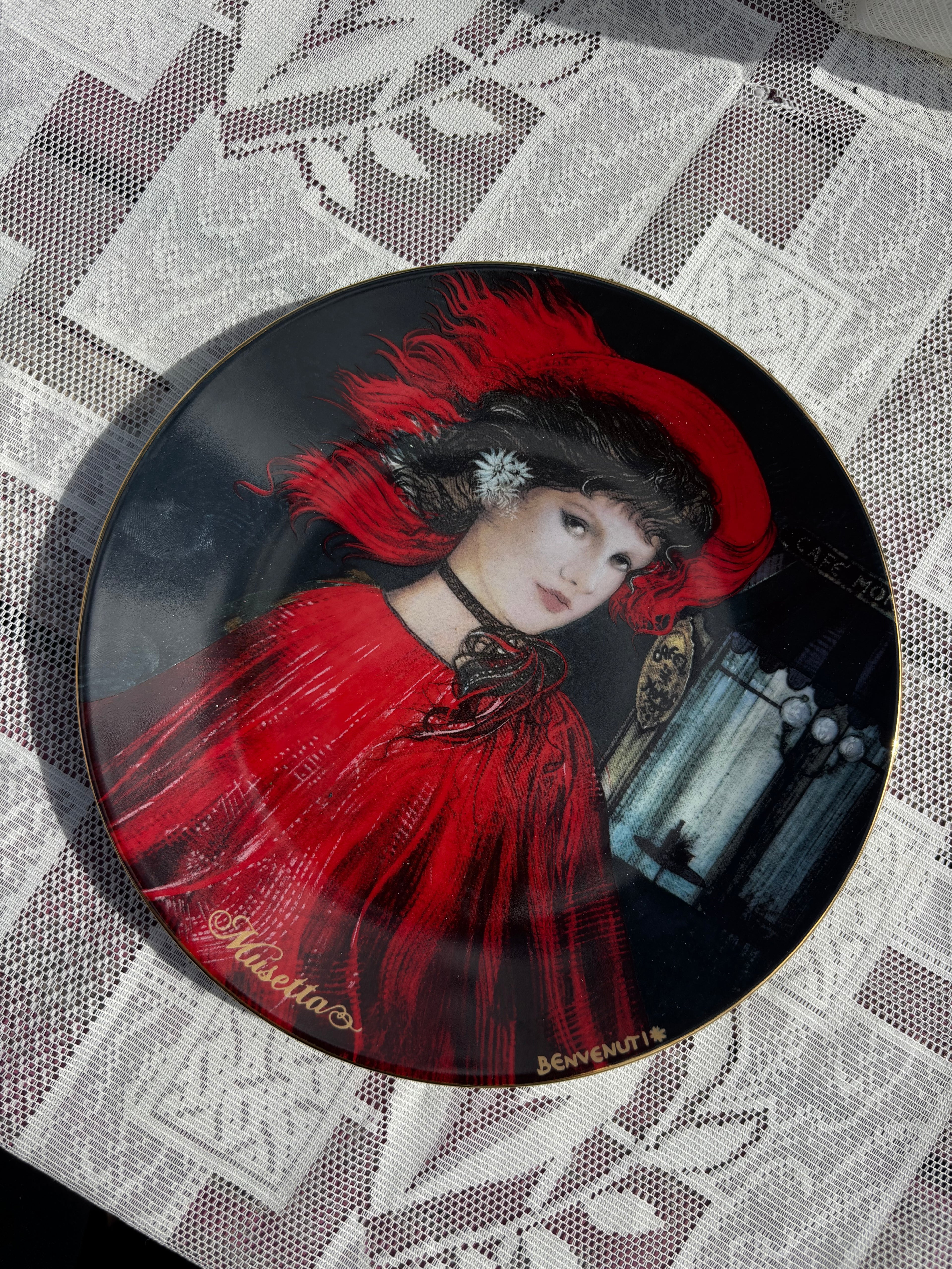 Le Donne Di Puccini collectors plate