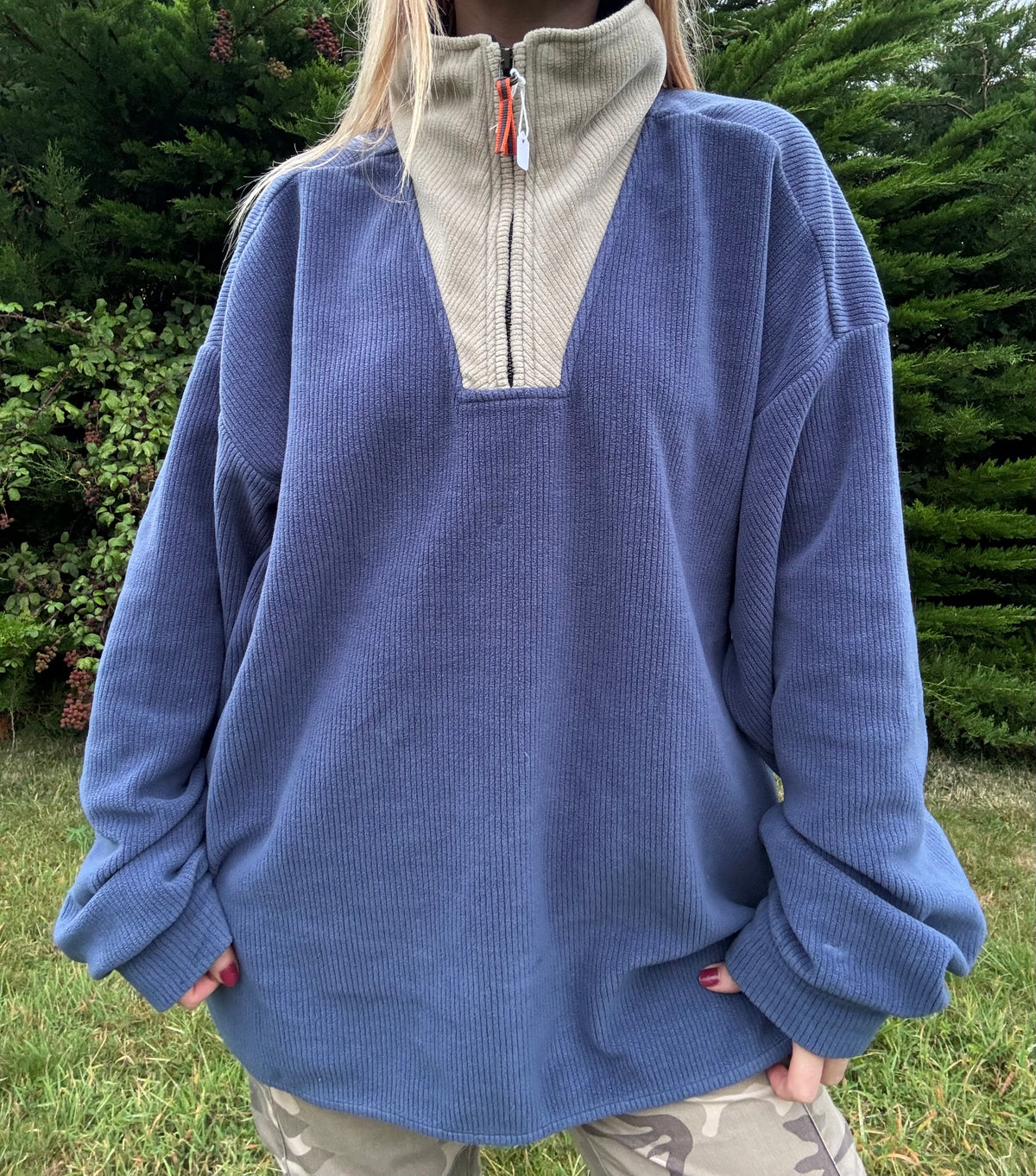 Think Pink half zip fleece