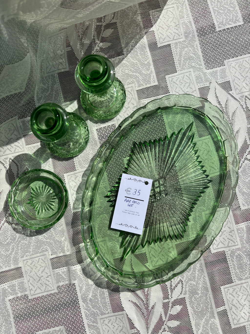 Art Deco dressing table set