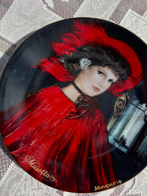 Le Donne Di Puccini collectors plate