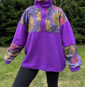 Funky 80s patterned fleece