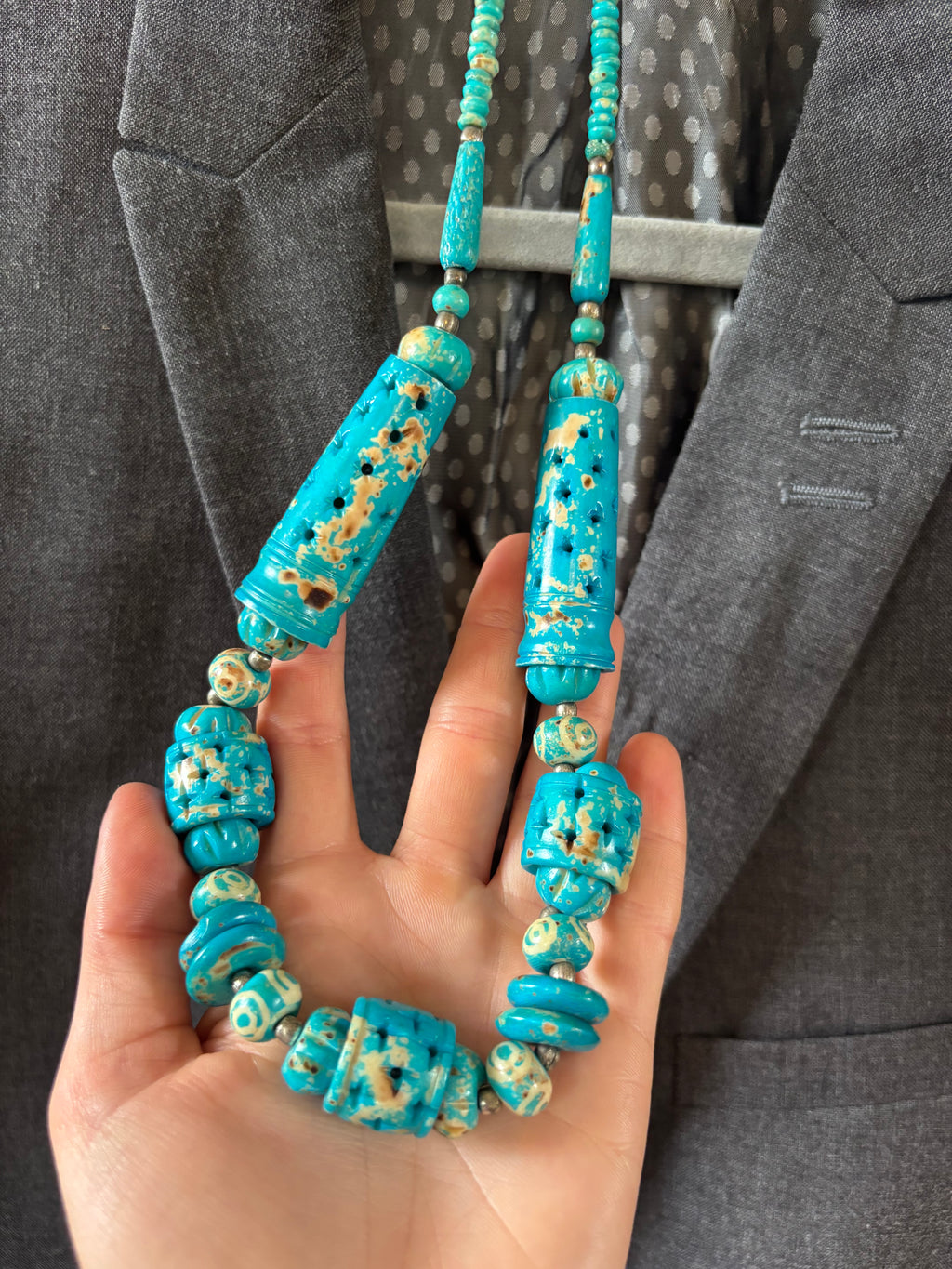 Chunky Turquoise necklace