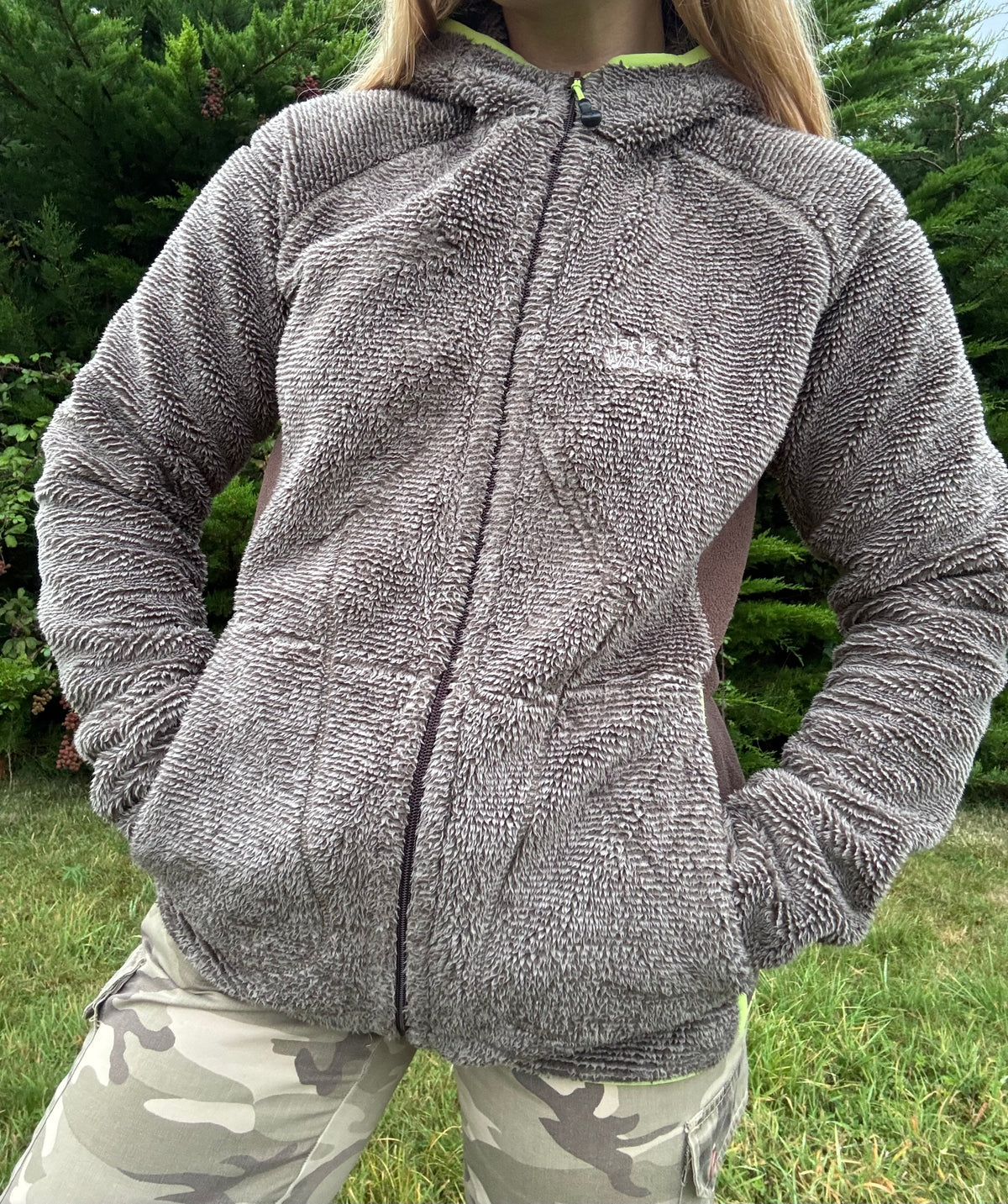 Jack Wolfskin teddy bear fleece