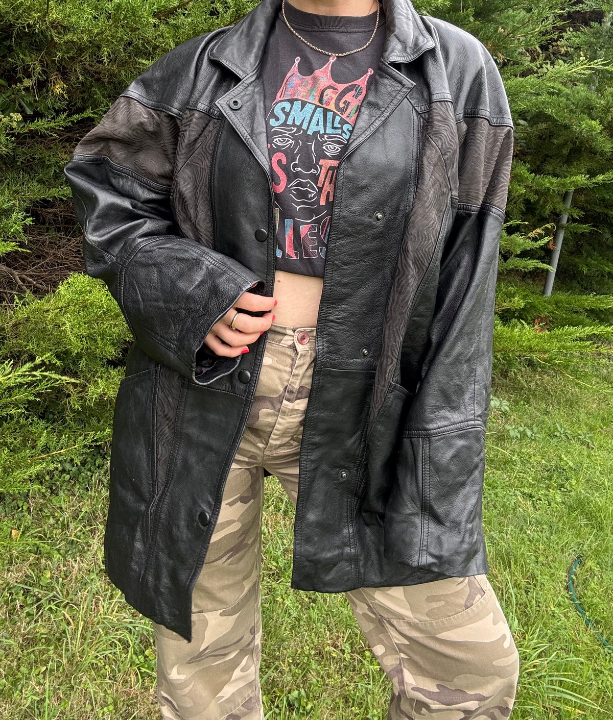 Very 80s suede & leather jacket