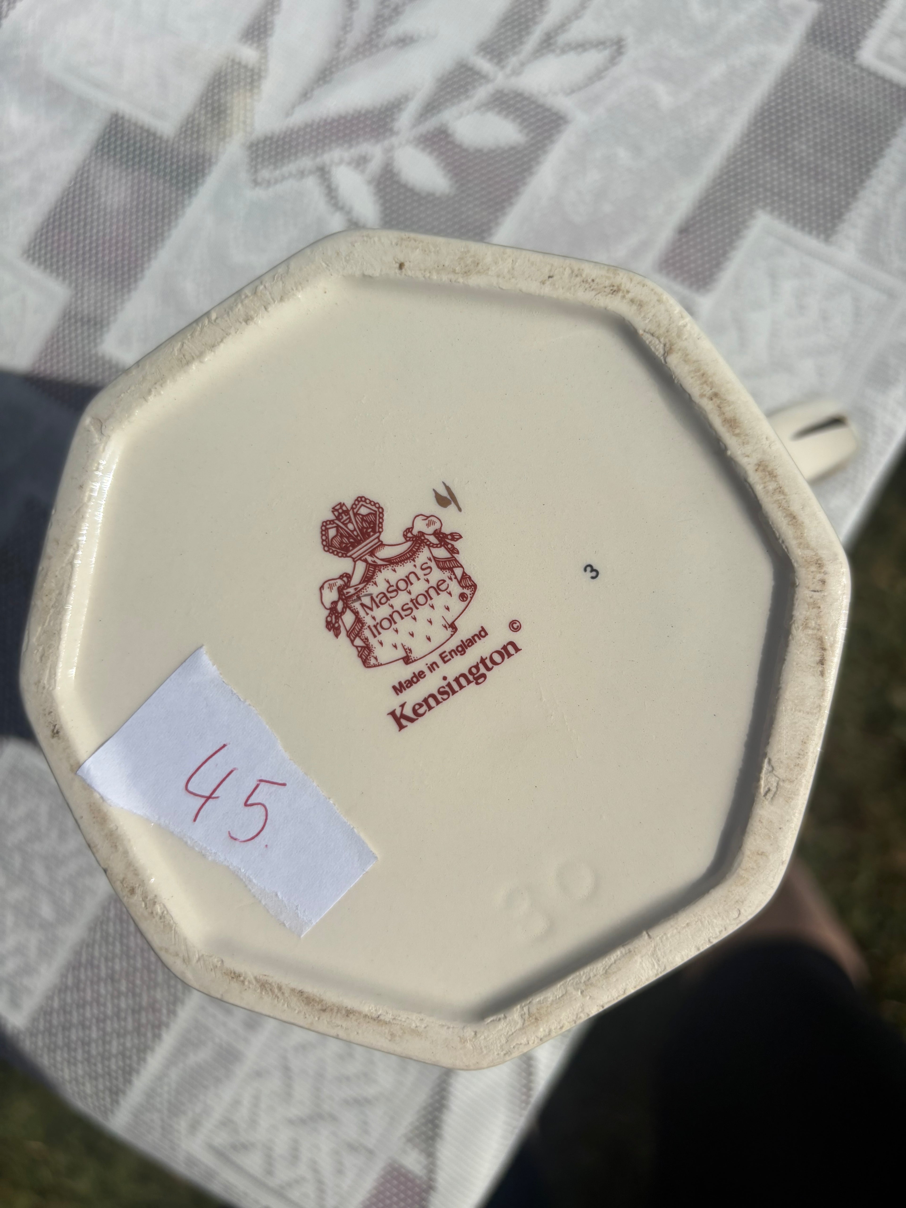 Vintage Mason’s Ironstone Kensington Jug