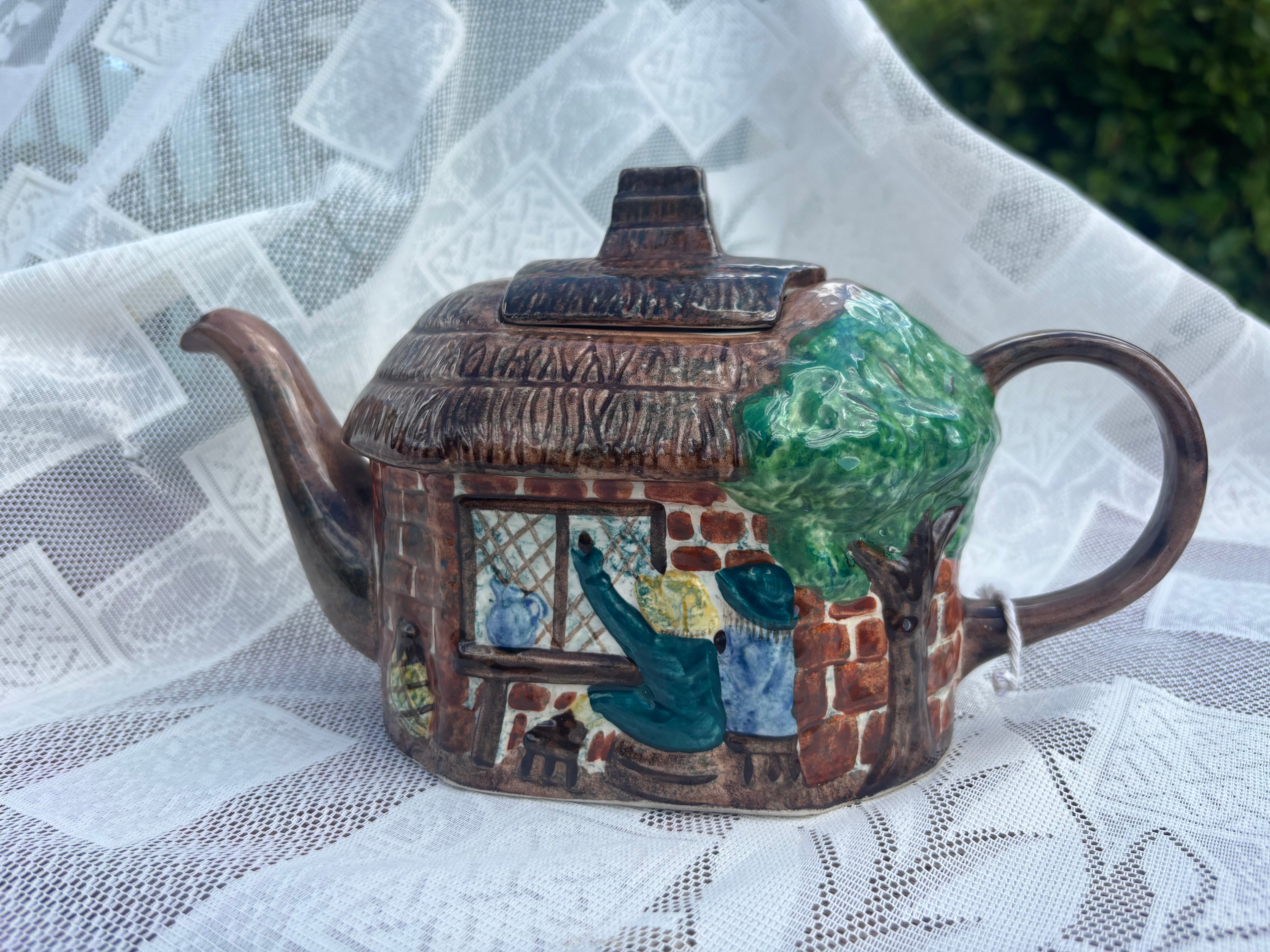 Vintage cottage teapot
