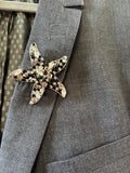 Large starfish brooch